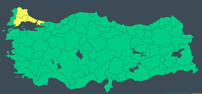 Meteoroloji'den sarı kodlu "kar yağışı" uyarısı