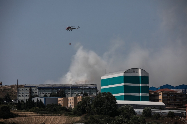 İstanbul Hadımköy'deki yangın kontrol altına alındı