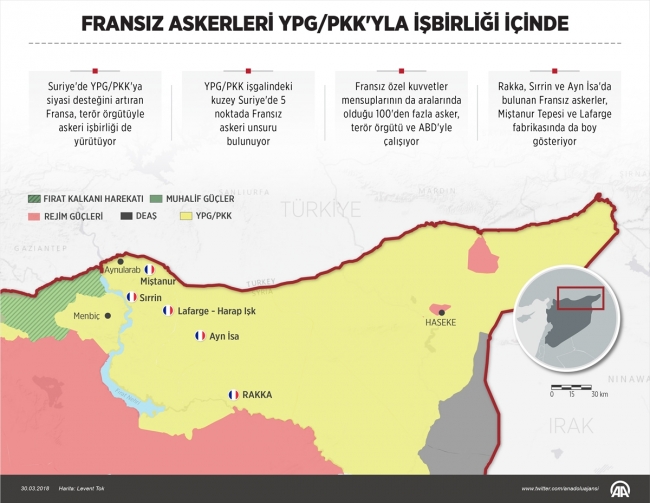 Fransız askerleri saha operasyonlarında YPG/PKK ile çalışıyor