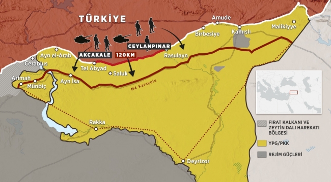 Terör hedeflerinin vurulma anı TRT Haber'de