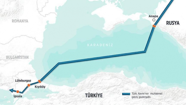 TürkAkım planlandığı şekilde ilerliyor