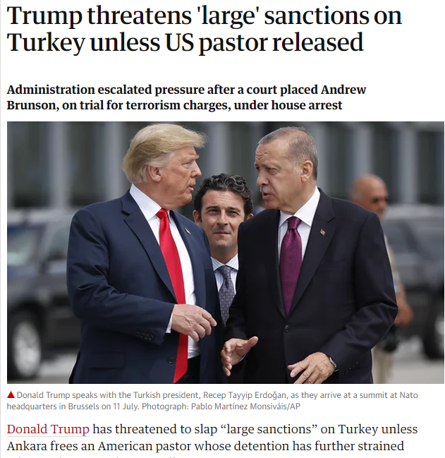 Türkiye'nin Trump tepkisi ABD basınında ses getirdi