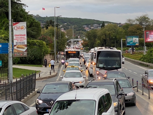 İstanbul'da haftanın ilk gününde trafikte yoğunluk