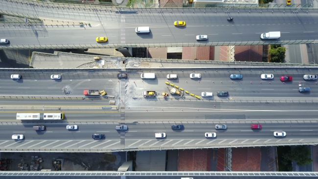 Haliç Köprüsü'nde yol çalışması başladı: 1 ay sürecek