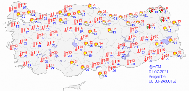 Marmara'da sıcaklıklar mevsim normallerinin üzerinde