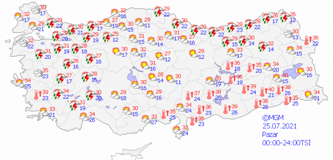 Marmara, İç Ege ve Karadeniz için sağanak uyarısı