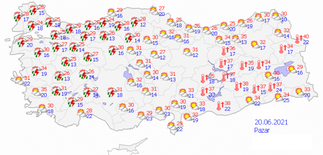 Meteoroloji'den sağanak uyarısı