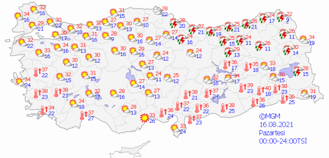 Trabzon, Rize ve Artvin için aşırı yağış uyarısı