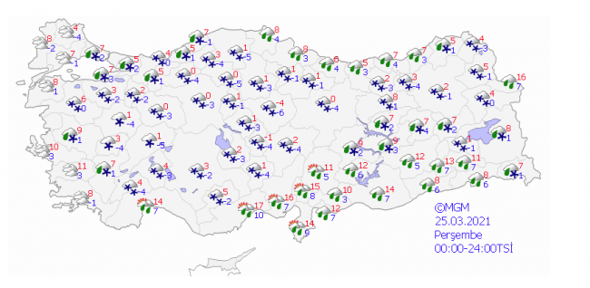 Meteoroloji'den yurdun doğusuna "çığ" uyarısı