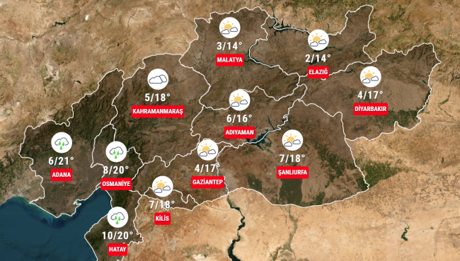 Deprem bölgesinde hava nasıl olacak?