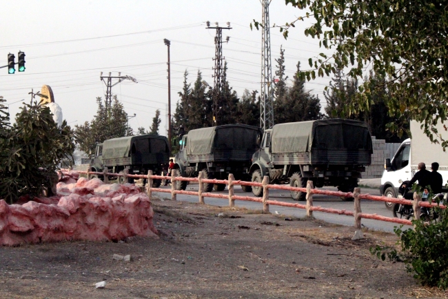 Hatay'daki askeri hareketlilik sürüyor