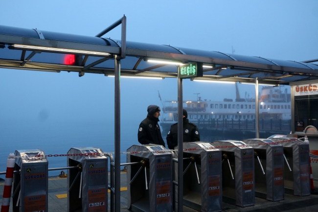 İstanbul'da deniz ulaşımına sis engeli