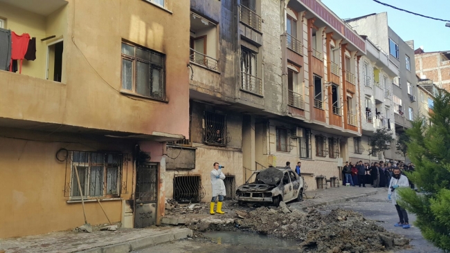 İstanbul Küçükçekmece'de doğalgaz patlaması