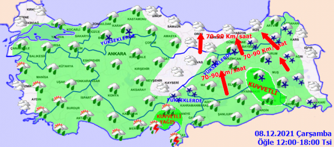 Meteoroloji uyardı, kar geliyor