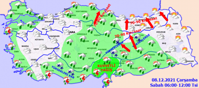 Meteoroloji uyardı, kar geliyor