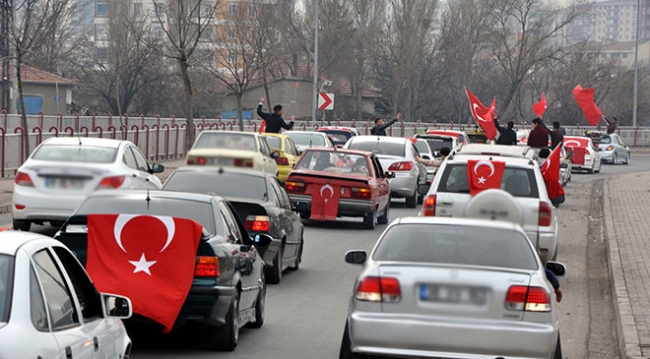 Vatandaşların Zeytin Dalı Harekatı'na desteği sürüyor