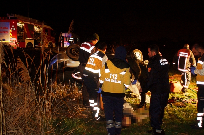 Çubuk’ta trafik kazası: 3 ölü, 2 yaralı