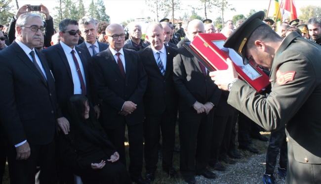 Kıbrıs şehidine 54 yıl sonra cenaze töreni düzenlendi