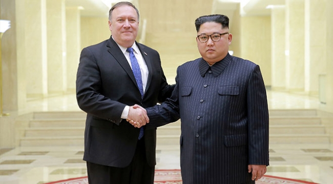 Pompeo'nun Kuzey Kore ziyaretinin fotoğrafları yayınlandı