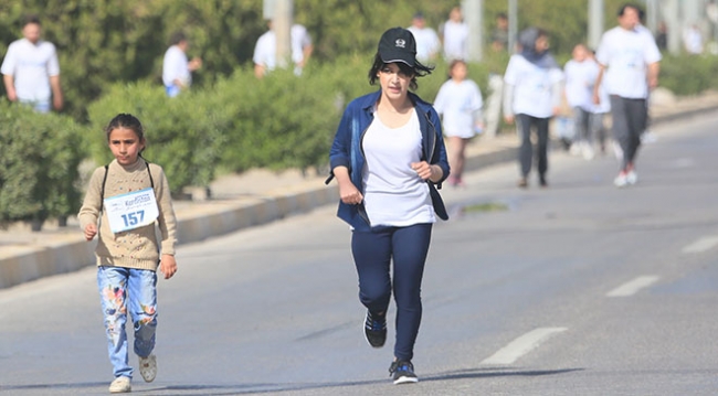 Erbil'de "barış" temalı yarı maraton