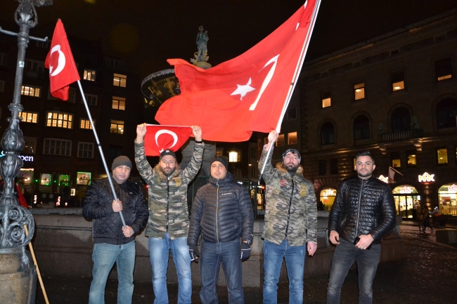 Gurbetçilerden 'Zeytin Dalı Harekatı'na büyük destek