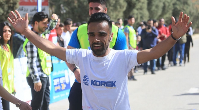 Erbil'de "barış" temalı yarı maraton