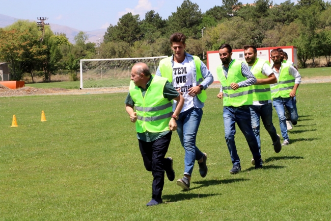 Kurban yakalama timine at, ATV ve drone takviyesi