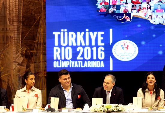 Bakan Kılıç olimpiyat ekibini ağırladı