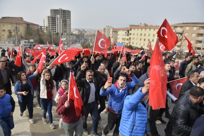 Vatandaşların Zeytin Dalı Harekatı'na desteği sürüyor