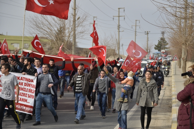 Vatandaşların Zeytin Dalı Harekatı'na desteği sürüyor