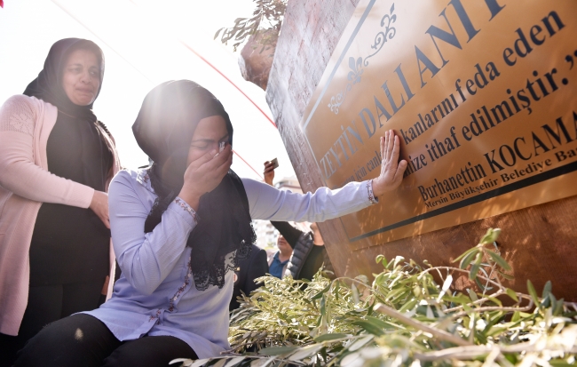 Mersin'de "Zeytin Dalı Anıtı" açıldı