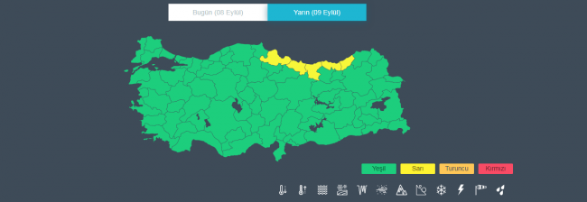 Meteoroloji'den 5 ile sarı uyarı: Sel ve heyelana dikkat