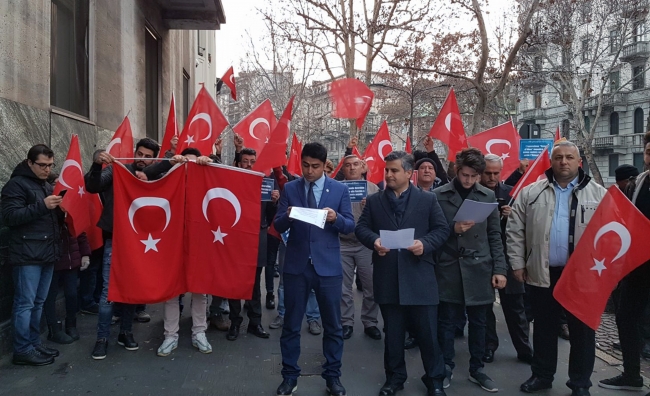 Gurbetçilerden 'Zeytin Dalı Harekatı'na büyük destek