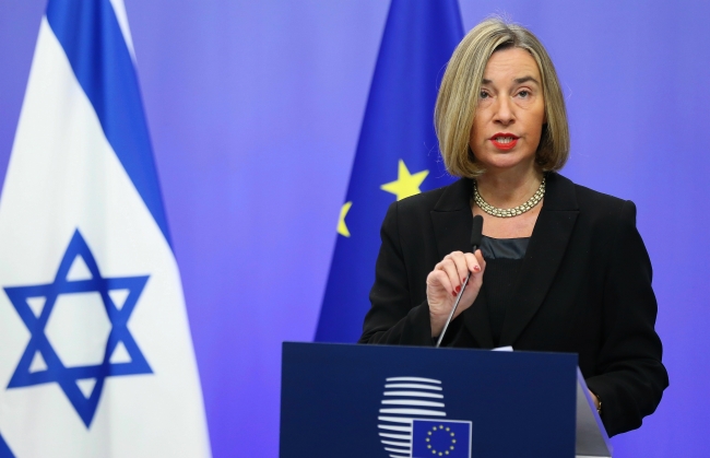 AB Yüksek Temsilcisi Mogherini ile Netanyahu bir araya geldi