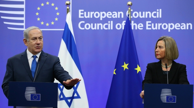 AB Yüksek Temsilcisi Mogherini ile Netanyahu bir araya geldi