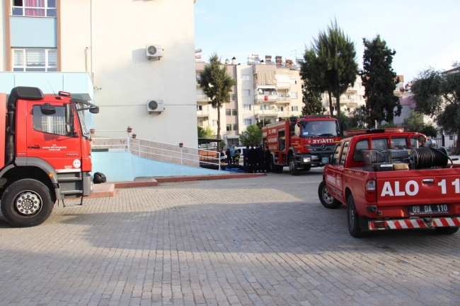 Aydın'da ilkokulda yangın: Eğitime 1 gün ara verildi