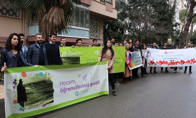 'Kıraç toprakları yeşerten hoca'yı duygulandıran ziyaret