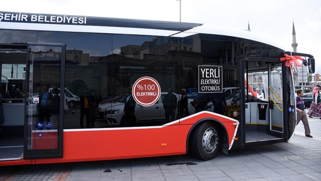 kayseri de yerli elektrikli otobusler ulasima katki saglayacak son dakika haberleri