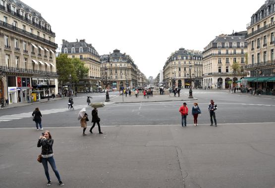 Paris'e bugün araç girmedi