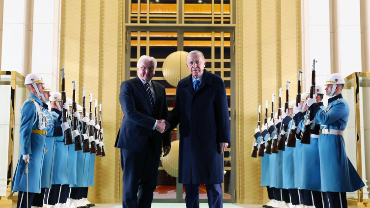 Cumhurbaşkanı Erdoğan, Almanya Cumhurbaşkanı Steinmeier ile görüştü