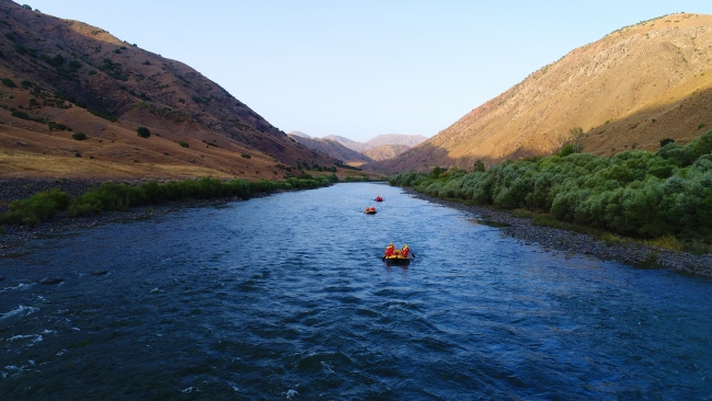 Palu'da rafting heyecanı