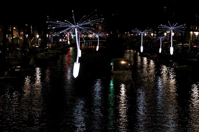 Amsterdam'da ışık sanat festivali