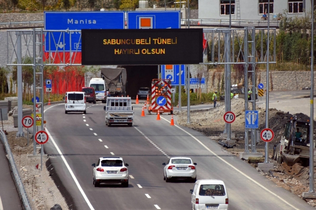 Sabuncubeli Tünelleri'nden 15 günde 600 bin araç geçti