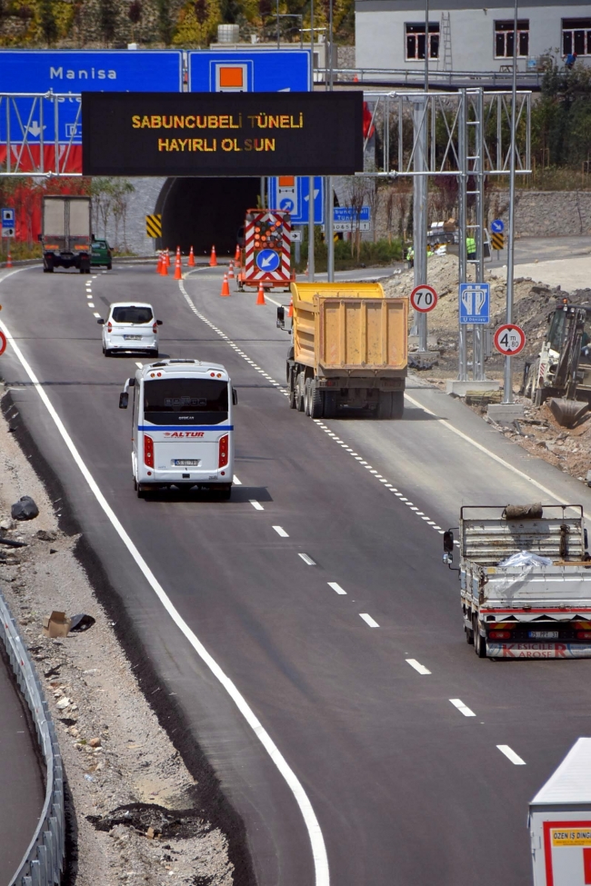 Sabuncubeli Tünelleri'nden 15 günde 600 bin araç geçti