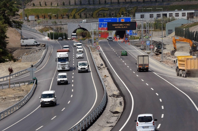 Sabuncubeli Tünelleri'nden 15 günde 600 bin araç geçti