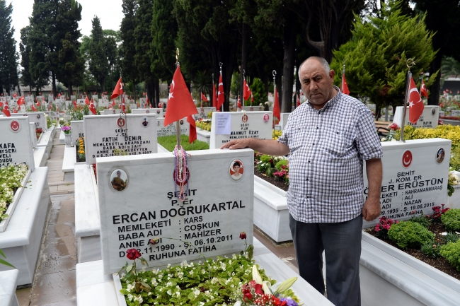 Edirnekapı Şehitliği'nde buruk Babalar Günü