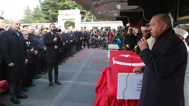 Van şehidi Onbaşı Cihan Erat son yolculuğuna uğurlandı