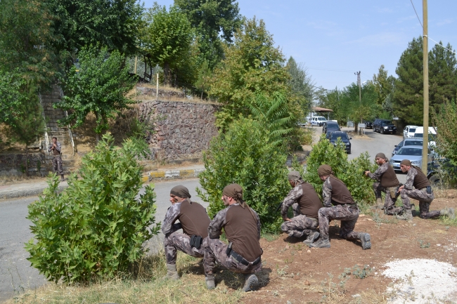 Siirt'te özel harekat polislerinden tatbikat