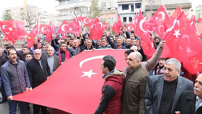 81 İlde ve yurtdışında Zeytin Dalı Harekatı'na destek verildi