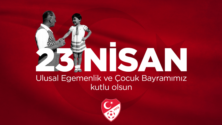 Spor camiasından 23 Nisan mesajları